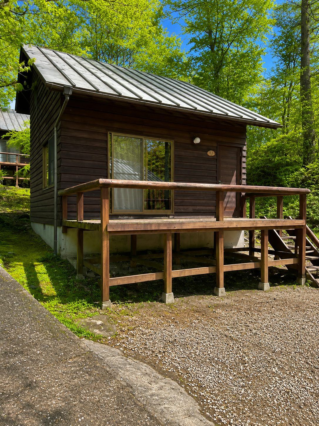 城峯公園キャンプ場の風景